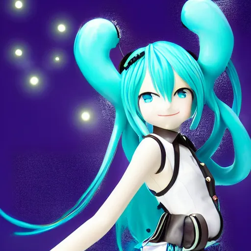 Prompt: Hatsune Miku by Driben Peter