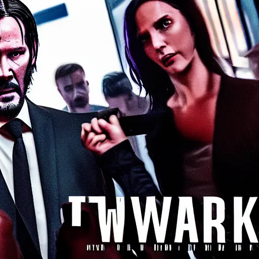 Prompt: john wick 5 movie poster