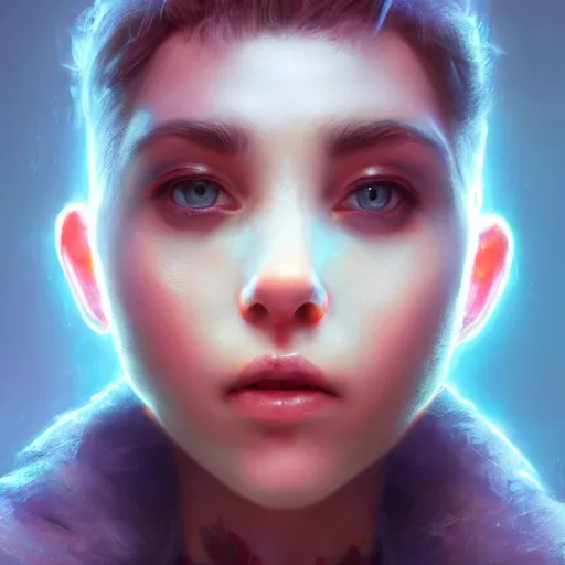 Image similar to A beautiful portrait of huggy-wuggy from poppy playtime video game, fullbody, ultra high detailed, glowing lights, oil painting, Greg Rutkowski, Charlie Bowater, Beeple, unreal 5, DAZ, hyperrealistic, octane render, RPG portrait, dynamic lighting, fantasy art, beautiful face