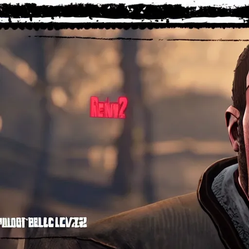 Image similar to Niko Bellic in Red Dead Redemption 2