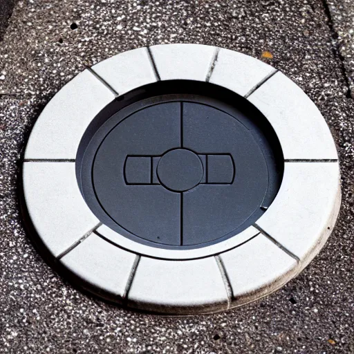 Image similar to jonathan ive dieter rams drain manhole cover