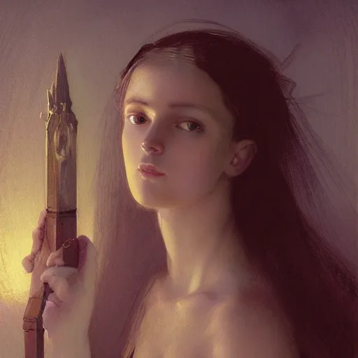 Image similar to A beautiful girl with crossed eyes, dunce, dumb, derpy, fullbody, intricate, brilliant, highly detailed, artstation, amish, concept art, smooth, sharp focus, illustration, art by greg rutkowski and orientalism and bouguereau and Zdzislaw Beksinski, good clear quality, colourful lighting, biology, symmetrical artwork, perfect face, 135 mm, cinematic, hyper realism, high detail, octane render, 8k, chrome accents