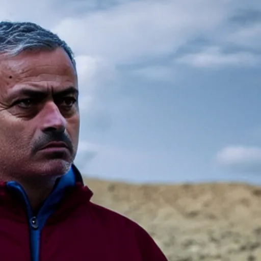 Image similar to Jose Mourinho as Walter White, Breaking Bad, high quality, 4k, high detail, drama,