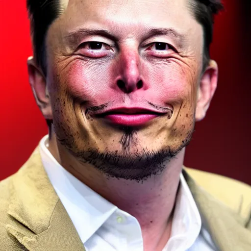 Image similar to elon with extra scratchy mcpatchy facial hair