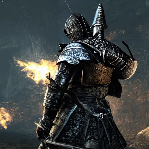 Image similar to knight in Dark Souls