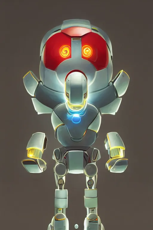 Image similar to metabots medabots medarotto medarot robot minimalist comics helmet mask neon cybereye, behance hd by jesper ejsing, by rhads, makoto shinkai and lois van baarle, ilya kuvshinov, rossdraws global illumination ray tracing hdr radiating a glowing aura