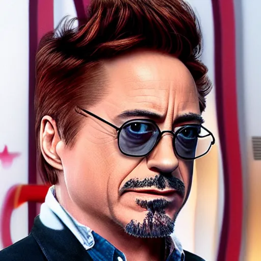 Image similar to Robert Downey Jr as Harry Potter