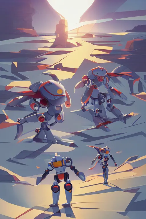 Image similar to metabots medabots medarotto medarot robot minimalist comics, behance hd by jesper ejsing, by rhads, makoto shinkai and lois van baarle, ilya kuvshinov, rossdraws global illumination ray tracing hdr radiating a glowing aura