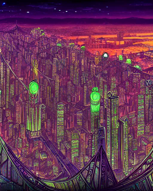 Prompt: a beautiful hyperdetailed rendering of city city by b. v. doshi, morning sun tron at night lake alien, archdaily, wallpaper, highly detailed, trending on artstation.