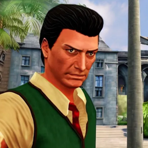 Image similar to tommy vercetti in hogwarts