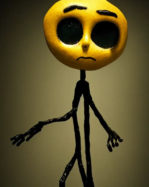 Image similar to imagine a creepy stick figure coraline, realistic, very detailed, complex, intricate, studio lighting, superres sharpening, bokeh, sigma 5 0 mm f 1. 4