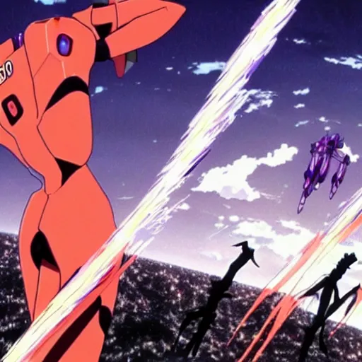 Prompt: the end of evangelion