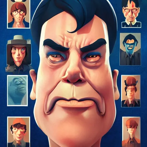 Image similar to face icon stylized minimalist steven king, loftis, cory behance hd by jesper ejsing, by rhads, makoto shinkai and lois van baarle, ilya kuvshinov, rossdraws global illumination