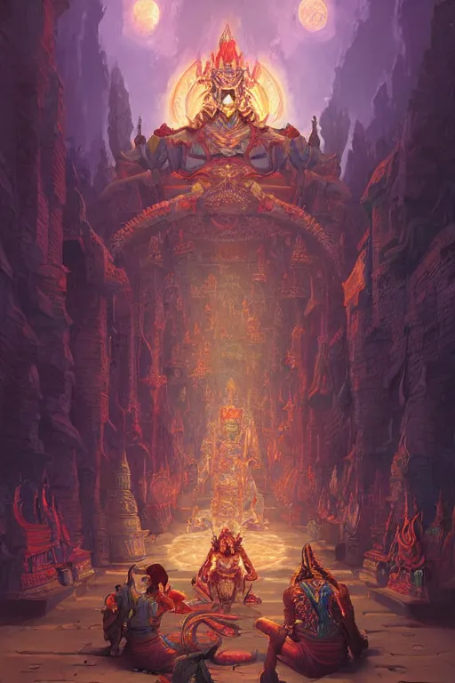 Prompt: Vajrakilaya by Andreas Rocha