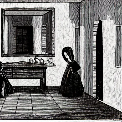 Image similar to las meninas as an adobe flash animation