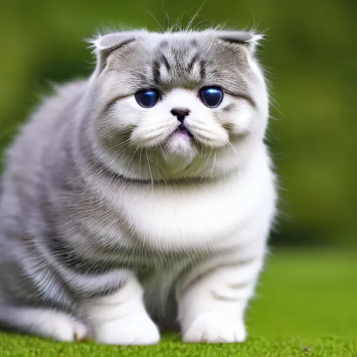 Premium Photo  Portrait photo of scottish fold cat with annoying