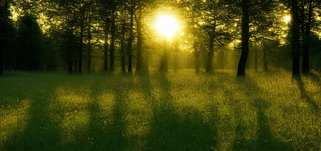 Image similar to diffused light in the meadows