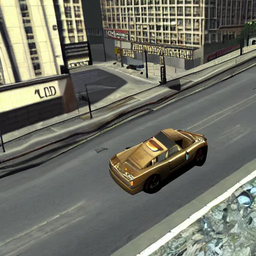 Prompt: grand theft auto 3, 2 0 0 1, gta 3 screenshot, 2 0 0 1 graphics, playstation 2 graphics