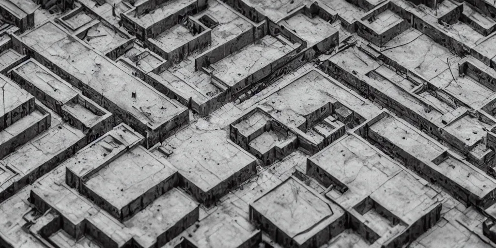 Image similar to tilt shift, prismatic, Brutalistic concrete, ultra detailed