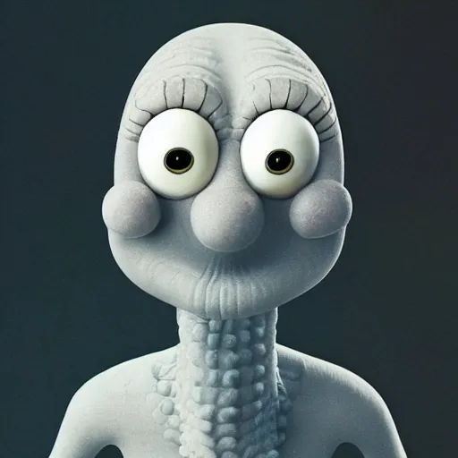Image similar to a picture of squidward tentacles in real life, 4k, sharp focus, beautiful, elegant, trending on instagram