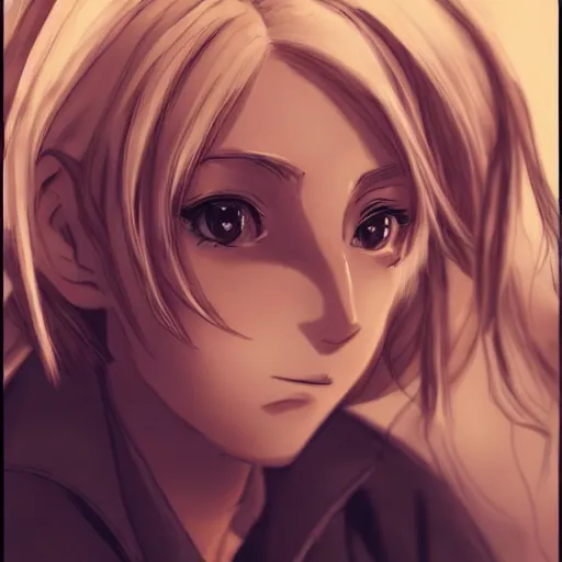 Image similar to Annie Leonhart portrait, beautiful, 4k, detailed, cute, anime, aesthetic, wallpaper, pinterest