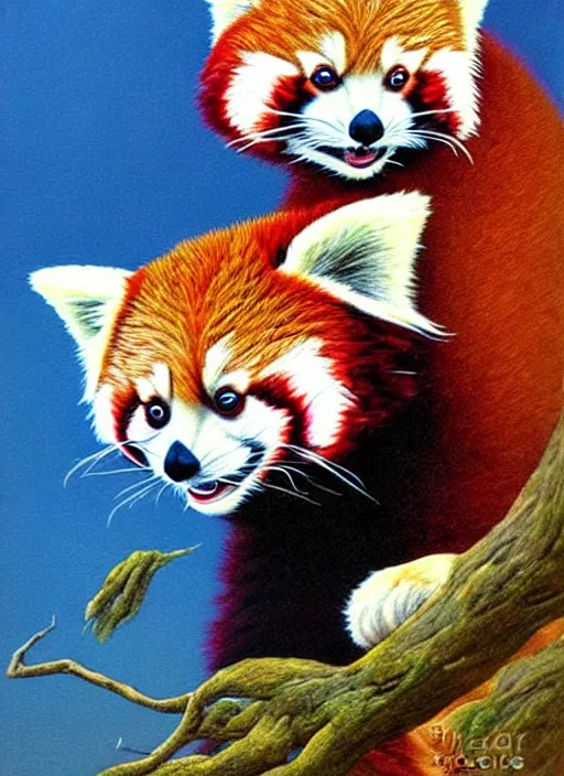 Image similar to red panda by patrick james woodroffe