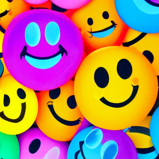 Image similar to happy background + smiley faces + bright colors ::