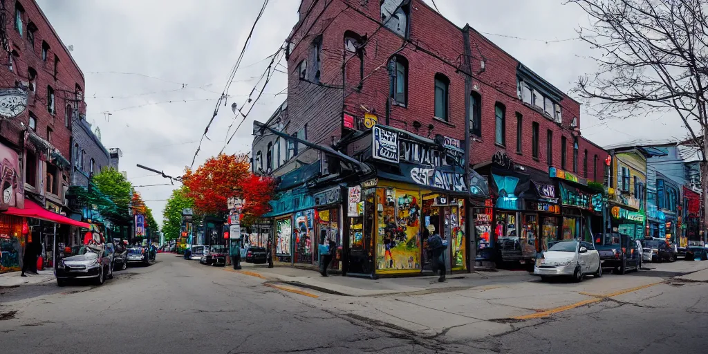 HD Photograph Street View Of Kensington Market In Stable Diffusion   4fcba3c1f5a9e5dd1fdd040279ba2d43814d08a0 2000x2000.webp