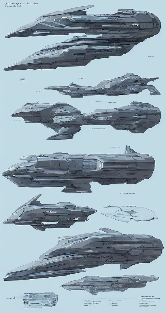 Prompt: Spaceship concept art, detailed diagrams, elegant, by studio ghibli, artstation