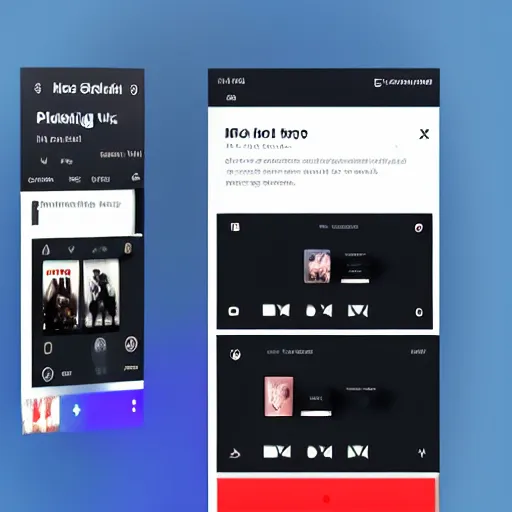 Prompt: Music Streaming Service Mobile App UI UX