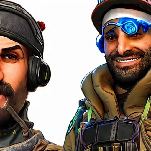 Image similar to ethan klein as the new character added to apex legends