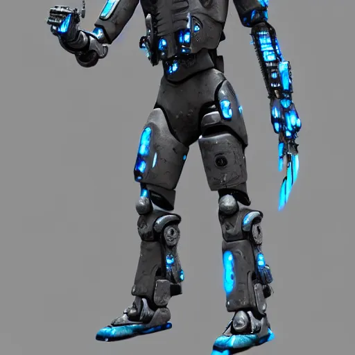 Image similar to cyberpunk dominant fish - like humanoid soldiers in space, digital render 4 k