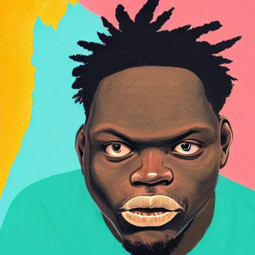 Image similar to portrait of an ugly god