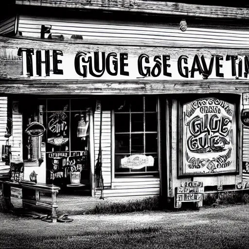 Image similar to the blue goose tavern. a big and famous roadside tavern. delicious fried pudding with sweet liquor is served here. digital art