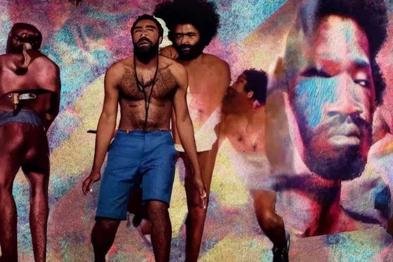 Image similar to still from childish gambino this is america outtake