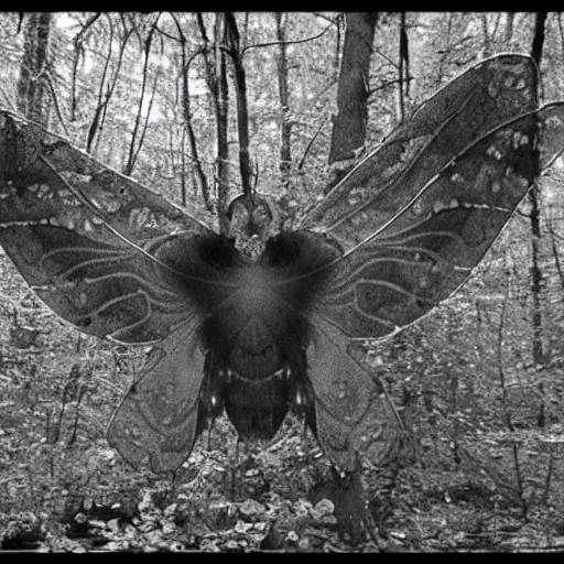 Image similar to mothman caught on trailcam