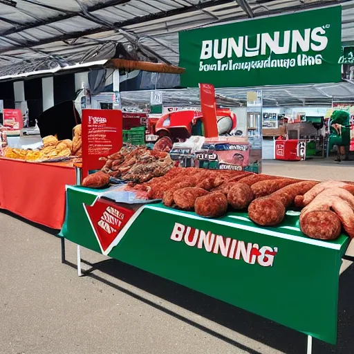 Image similar to bunnings warehouse sausage sizzle