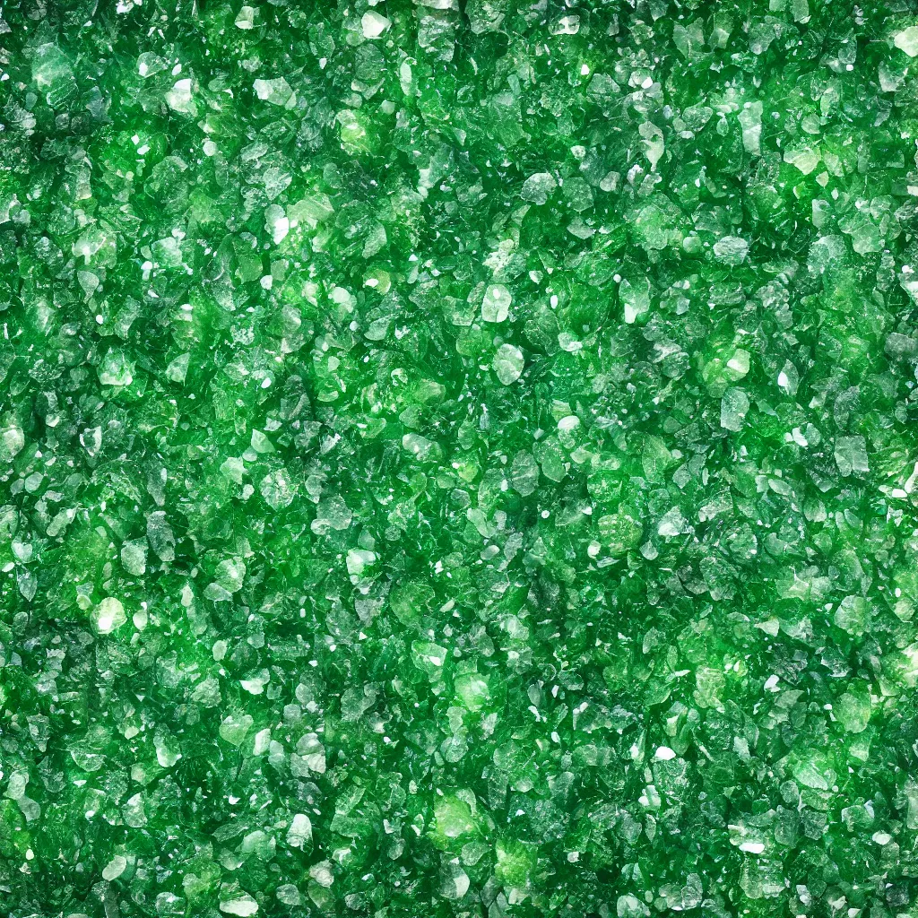 Prompt: green crystals texture, 4k