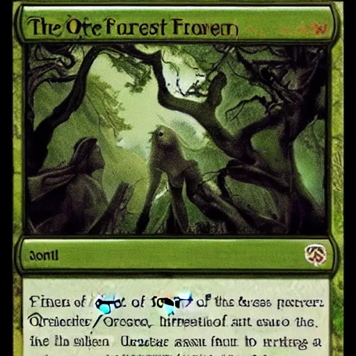 Prompt: the oracle of the forest