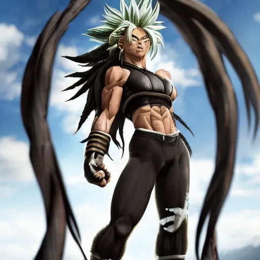 Image similar to warrior girl, muscular girl, wild spiky black saiyan hair, long spiky hair, electrified hair, insane hair, electrical aura, high voltage, ultra realistic, intricate details, highly detailed, subsurface scattering, photorealistic, octane render, 8 k, art by artgerm, greg rutkowski, magali villeneuve, alphonse mucha