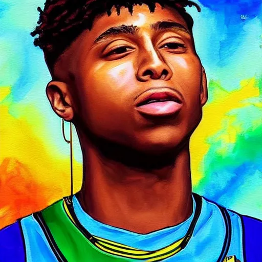 Prompt: NBA youngboy Painting 4k Quality