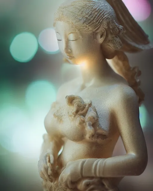 Prompt: japanese aphrodite, diffuse lighting, bokeh, soft focus