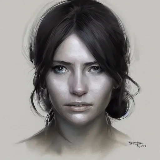 Prompt: portrait of a woman by greg rutkowski, the mother of han solo, star wars expanded universe, she is about 3 0 years old, highly detailed portrait, digital painting, artstation, concept art, smooth, sharp foccus ilustration, artstation hq