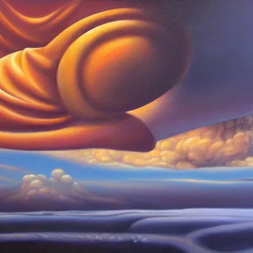 Prompt: detailed oil painting in the style of Vladimir Kush