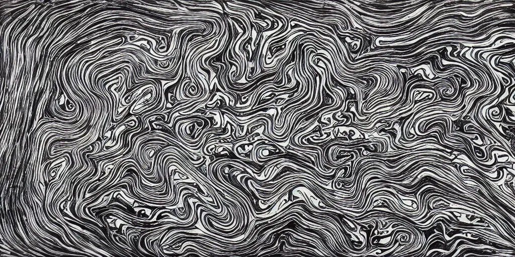 Image similar to topo camo, swirls, technical, acrylic, teeth, death metal, eerie, tribal, clay, dotting, lines, stipple, points, cybernetic, style of old painting, francis bacon art, sleep paralysis, hypnosis, eerie, terror, oil, neon, black and white, splotches, colorful dots, ominous, abstract