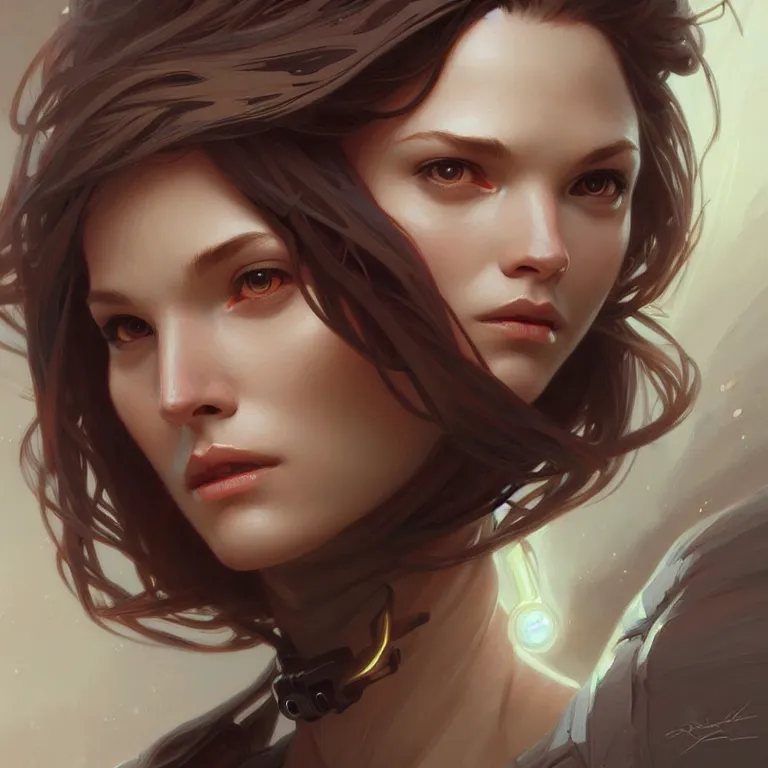 Image similar to anthromorphic goose girl portrait, sci - fi face, elegant, highly detailed, digital painting, artstation, concept art, smooth, sharp focus, illustration, art by artgerm and greg rutkowski and alphonse mucha