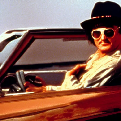 Image similar to bill murray in fear and loathing