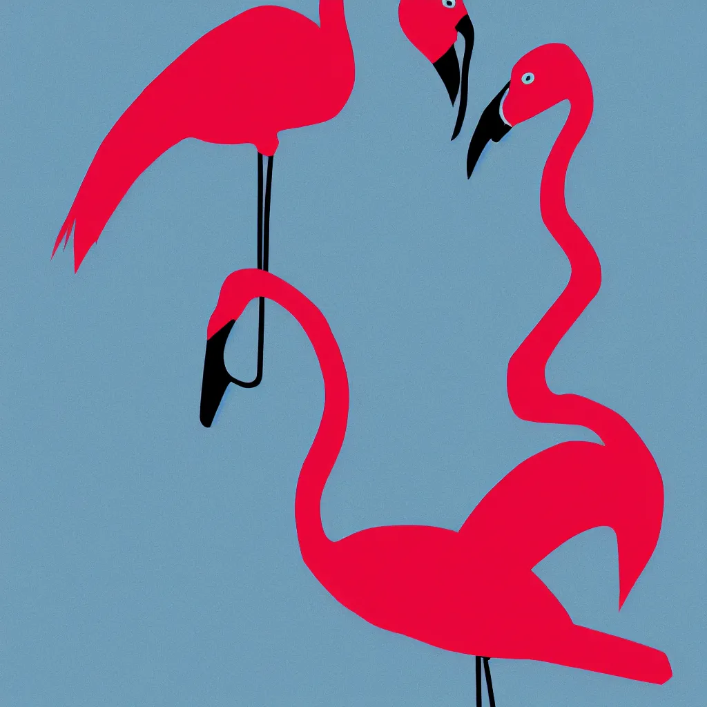 Jay Stanley Canvas Prints - Pink Flamingo ( Animals > Birds > Flamingos art) - 26x18 in
