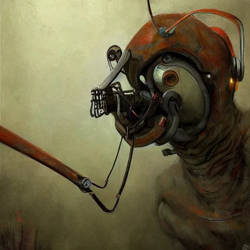 Image similar to half - life 3 concept art painting by esao andrews