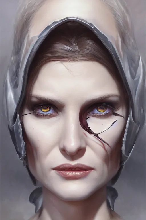 Prompt: suzanne von richthofen evil eyes, detailed, 8 k, trending on artstation, smooth, sharp focus artwork by mark arian, artgerm, mark keathley, greg rutkowski